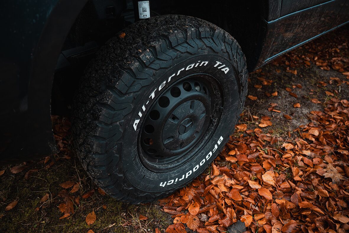 A/T-Bereifung von BFGoodrich am Roadstar X von Pössl.