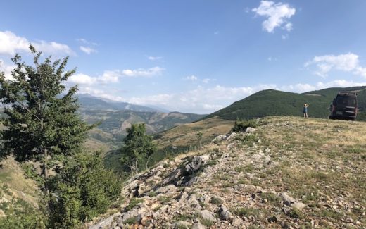 Hoch oben in Albanien