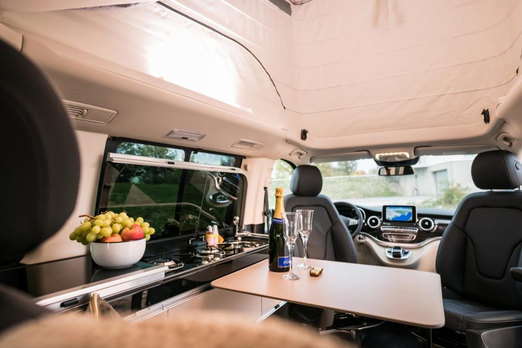 Innenansicht des Campervan