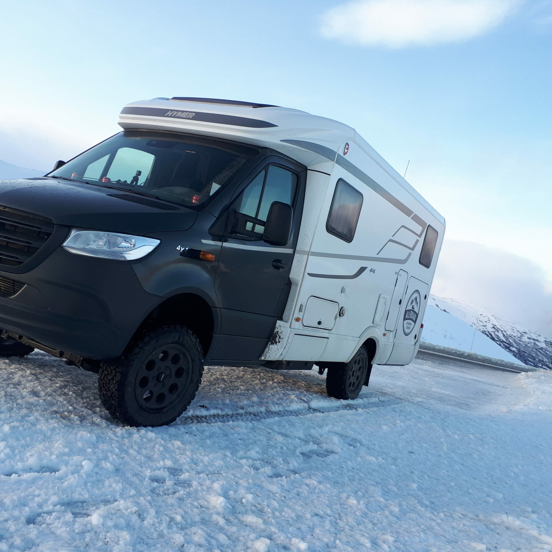 Zum Nordpolarkreis im Allrad-Camper Hymer MLT 580 4x4