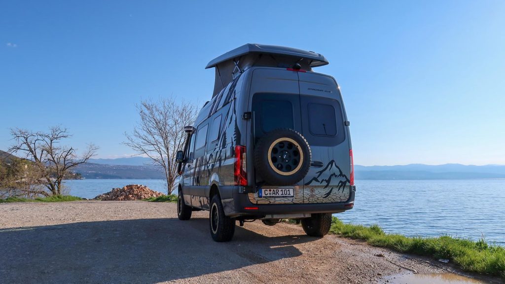 Sonnenaufgang mit ATACAMA 4x4S in Opatija am Meer