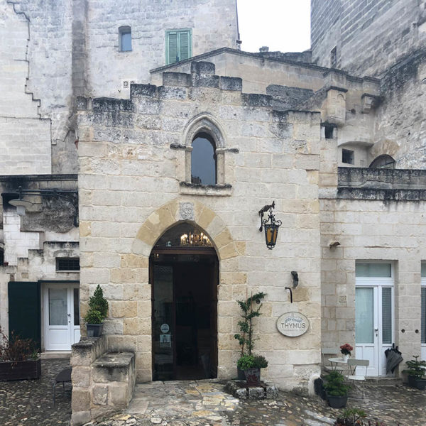 Hotel Thymus in Matera Sassi