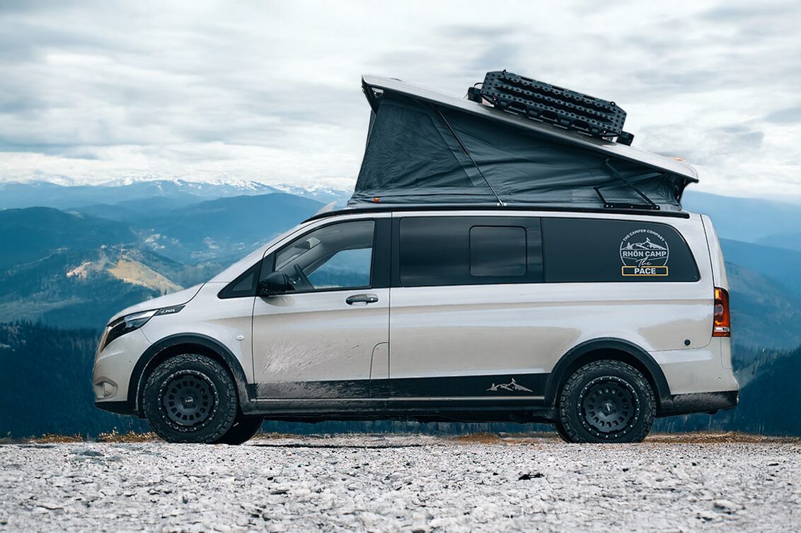 Der "The Pace 4x4" von RhönCamp stellt in Sachen Design und Funktionalität jeden MarcoPolo in den Schatten.