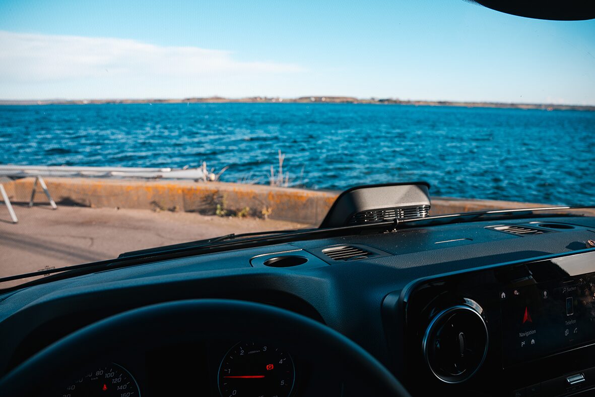 Blick aus dem Mietcamper Pössl Roadstar X von AllRoad