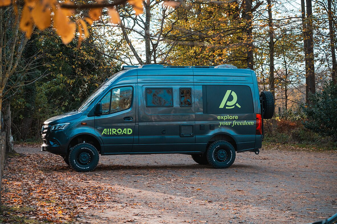 Der Allrad-Camper von AllRoad kurz bevor es in den Dänemark Urlaub geht.